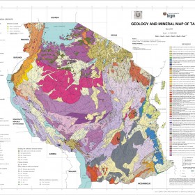 Geological Maps on Earth Sciences Institute of Shinyanga (Chuo Cha Madini)